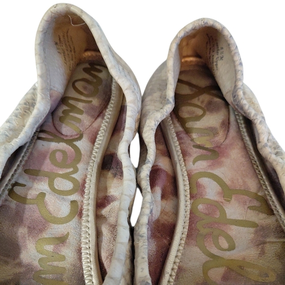 Sam Edelman Felicia Snake Print Ballet Flat Size 8.5 - Picture 10 of 12